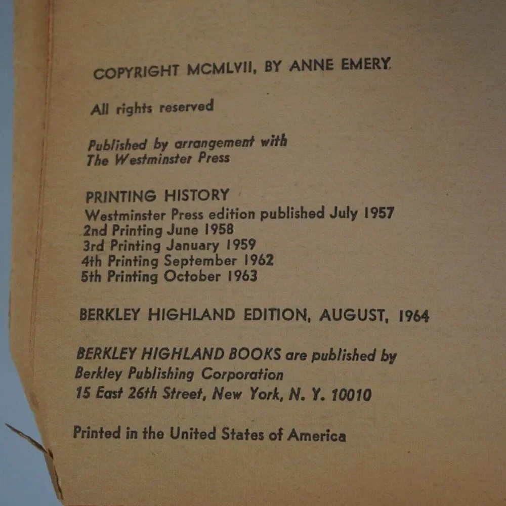 Berkley Publishing Company first orchid